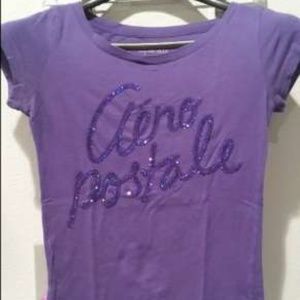 Purple Aeropostale t shirt